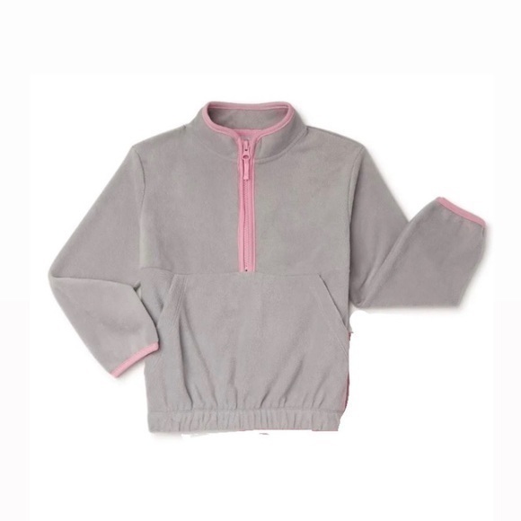 NWT. ATHLETIC WORKS Girls’ Microfleece Pullover - Picture 1 of 6